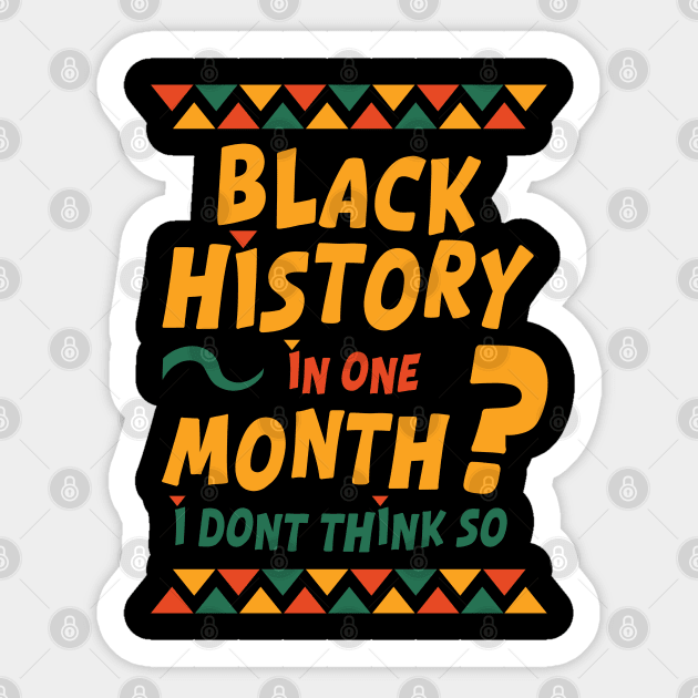 Old School Black History Sticker by The Badin Boomer